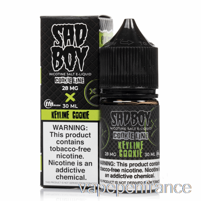 Biscuit Au Citron Vert - Sels De Sadboy - Stylo Vape 30 Ml 28 Mg